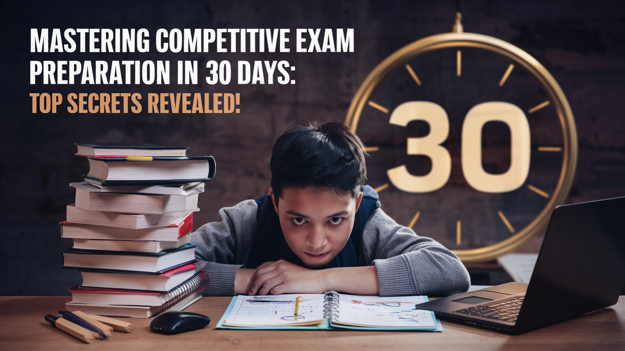 Mastering Competitive Exam Preparation in 30 Days - Top Secrets Revealed