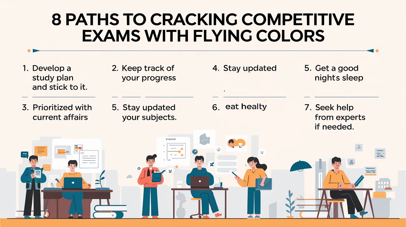 8 Paths to Cracking Competitive Exams with Flying Colors