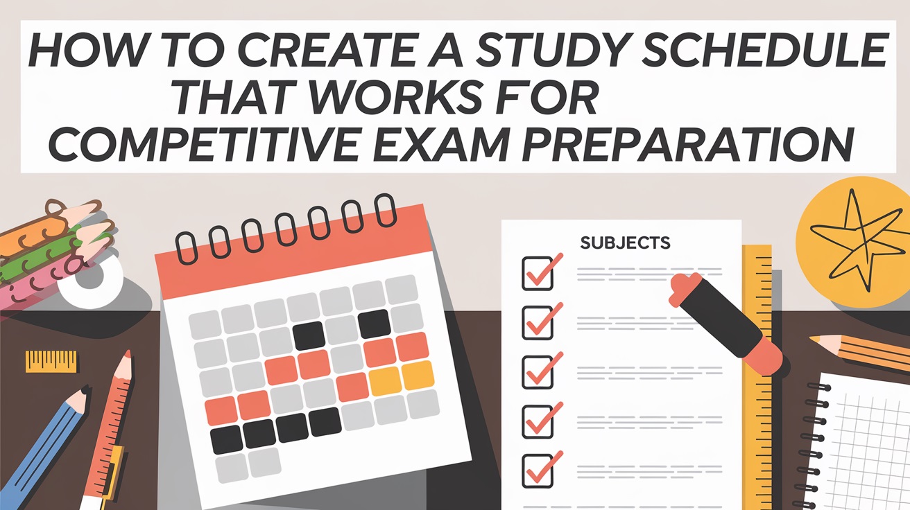 How to Create a Study Schedule that Works for Competitive Exam Preparation