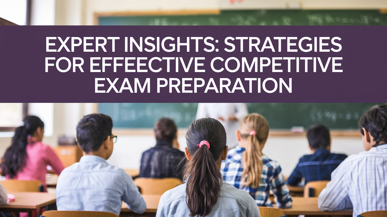 Strategies for Effective Competitive Exam Preparation